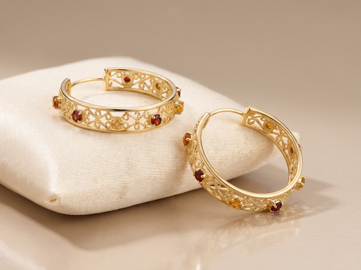 Wren Hoop Earrings